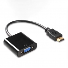 hdmi转vga转换器vga音频视HDMI笔记本电脑台式机顶盒显示器连接线 HDMI/VGA-X21-无线