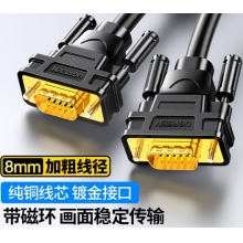VGA线视频数据线 高清工程级3+6线芯 】3m