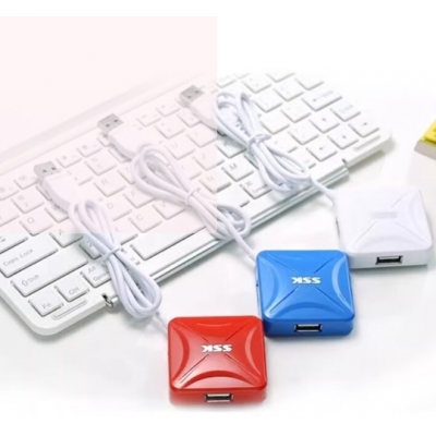 SSK飚王锋火SHU027 USB 2.0 HUB一拖四集线器4口烽火分线器
